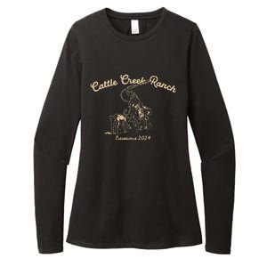 Cattle Creek Roping Country Womens CVC Long Sleeve Shirt