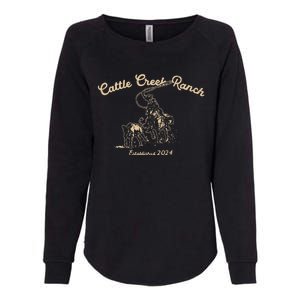 Cattle Creek Roping Country Womens California Wash Sweatshirt