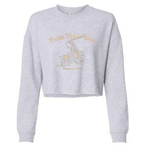 Cattle Creek Roping Country Cropped Pullover Crew