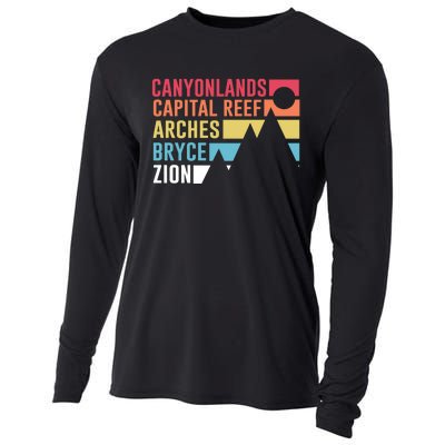 Canyonlands Capital Reef Arches Zion Bryce Utahs National Parks Cooling Performance Long Sleeve Crew