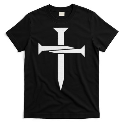 Cross Embroidered T-Shirt