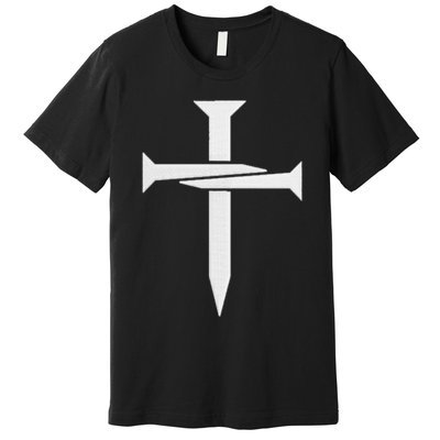 Cross Embroidered Premium T-Shirt