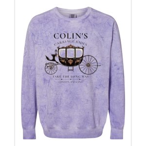 ColinS Carriage Rides Take The Long Way Colorblast Crewneck Sweatshirt