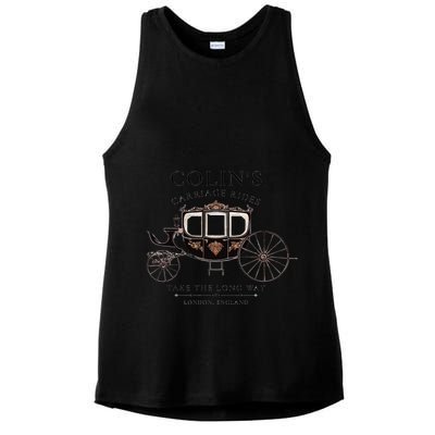 ColinS Carriage Rides Take The Long Way Ladies PosiCharge Tri-Blend Wicking Tank