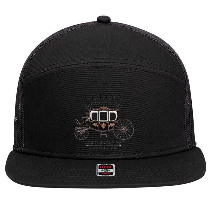 ColinS Carriage Rides Take The Long Way 7 Panel Mesh Trucker Snapback Hat