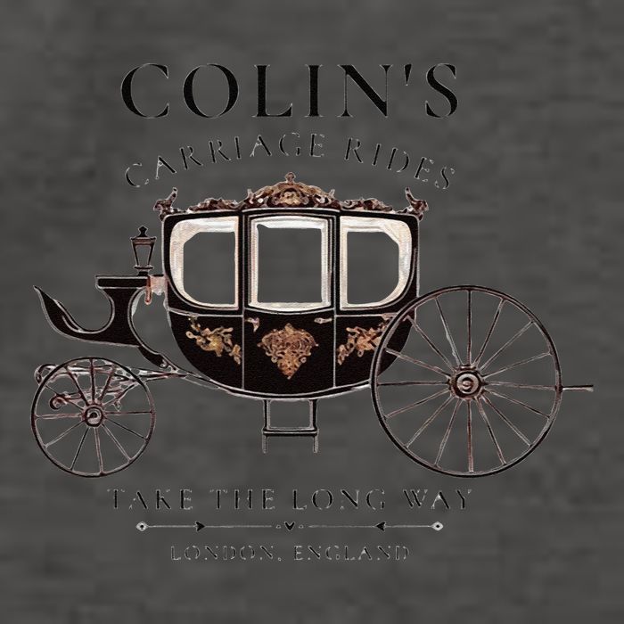 ColinS Carriage Rides Take The Long Way Vector Backpack