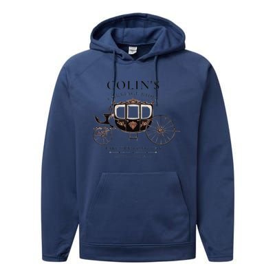 ColinS Carriage Rides Take The Long Way Performance Fleece Hoodie