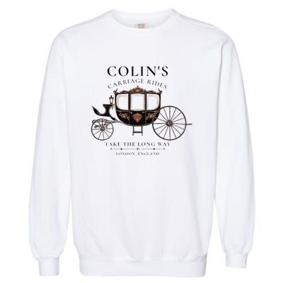 ColinS Carriage Rides Take The Long Way Garment-Dyed Sweatshirt