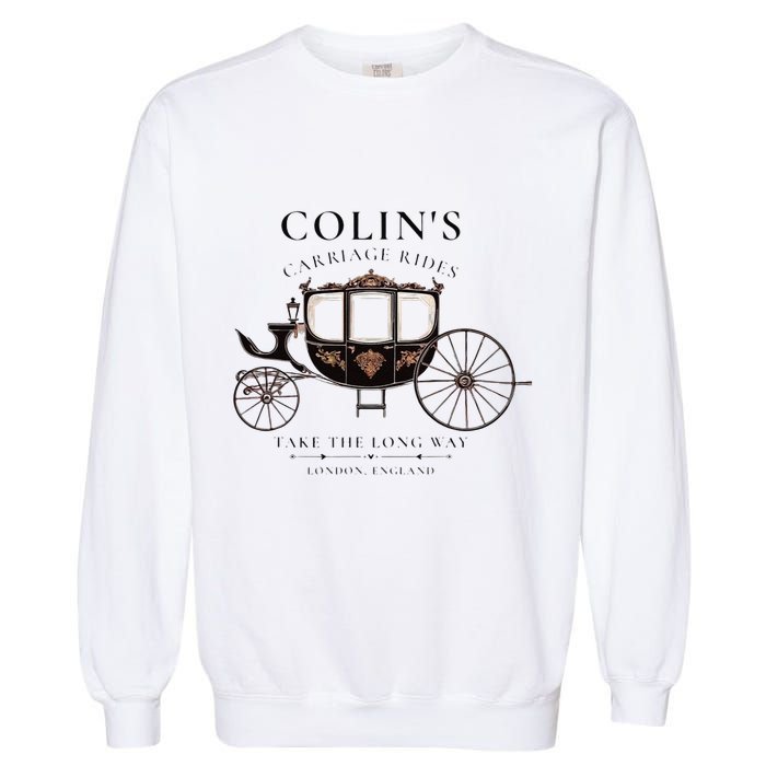 ColinS Carriage Rides Take The Long Way Garment-Dyed Sweatshirt