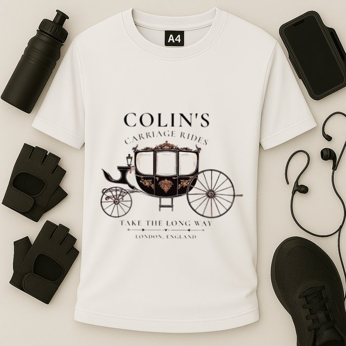 ColinS Carriage Rides Take The Long Way Performance Shirt