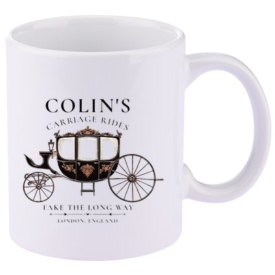 ColinS Carriage Rides Take The Long Way 11oz C Handle Ceramic Mug