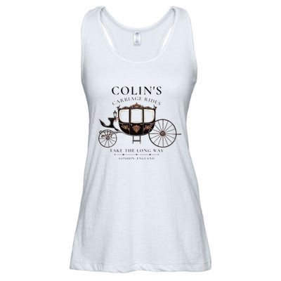ColinS Carriage Rides Take The Long Way Ladies Essential Flowy Tank