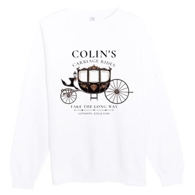 ColinS Carriage Rides Take The Long Way Premium Crewneck Sweatshirt