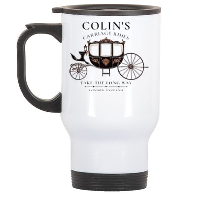 ColinS Carriage Rides Take The Long Way Stainless Steel Travel Mug