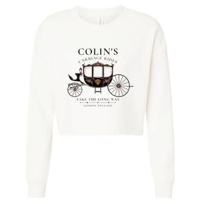 ColinS Carriage Rides Take The Long Way Cropped Pullover Crew