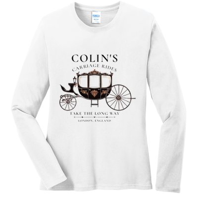 ColinS Carriage Rides Take The Long Way Ladies Long Sleeve Shirt