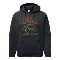 ColinS Carriage Rides Take The Long Way Performance Fleece Hoodie