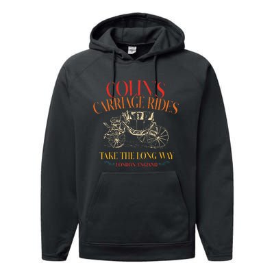 ColinS Carriage Rides Take The Long Way Performance Fleece Hoodie