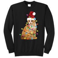 Cat Christmas Ree Santa Funny Xmas Cat Lover Sweatshirt