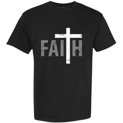 Christian Christ Religious Faith Cross Garment-Dyed Heavyweight T-Shirt