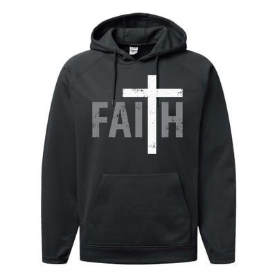 Christian Christ Religious Faith Cross Performance Fleece Hoodie