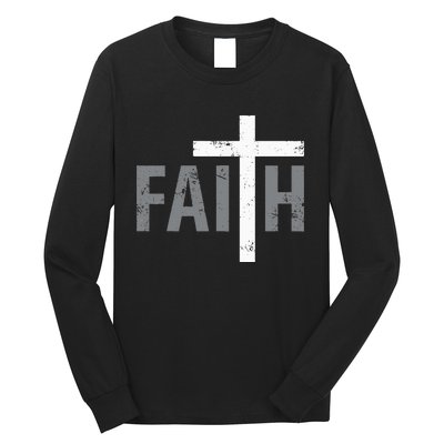 Christian Christ Religious Faith Cross Long Sleeve Shirt