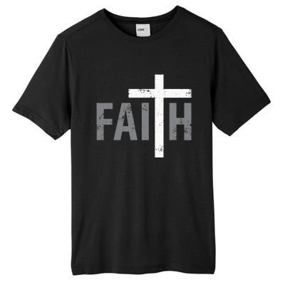 Christian Christ Religious Faith Cross Tall Fusion ChromaSoft Performance T-Shirt