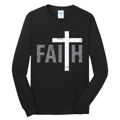 Christian Christ Religious Faith Cross Tall Long Sleeve T-Shirt