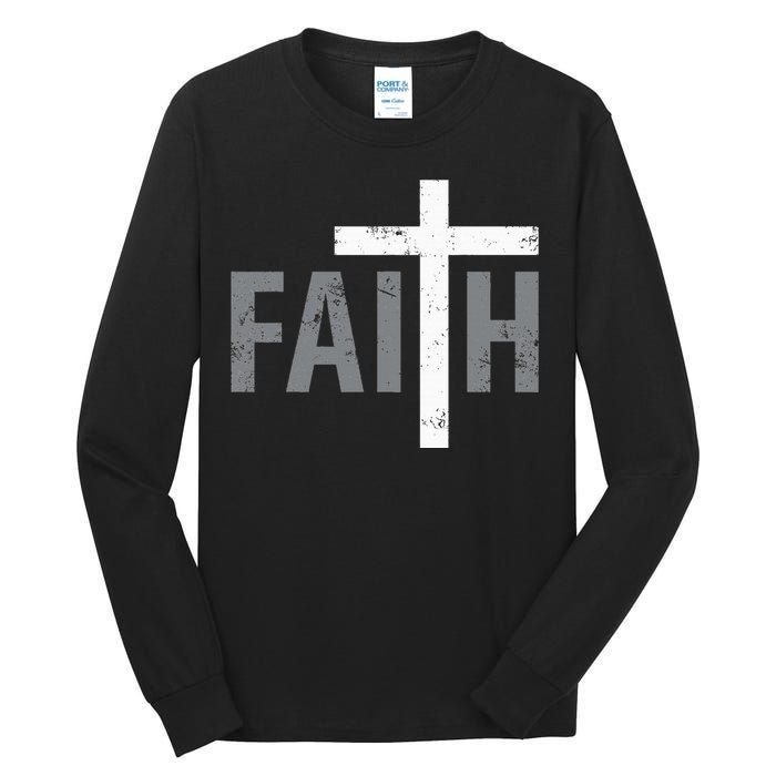 Christian Christ Religious Faith Cross Tall Long Sleeve T-Shirt