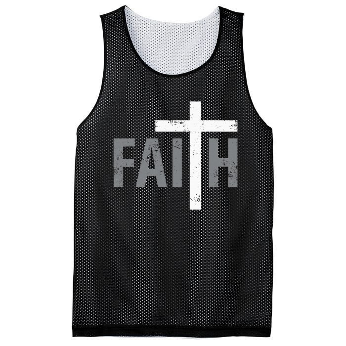 Christian Christ Religious Faith Cross Mesh Reversible Basketball Jersey Tank