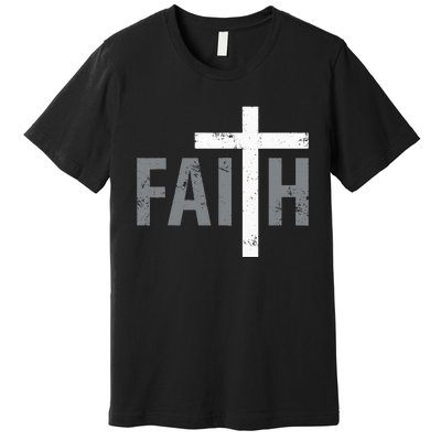 Christian Christ Religious Faith Cross Premium T-Shirt