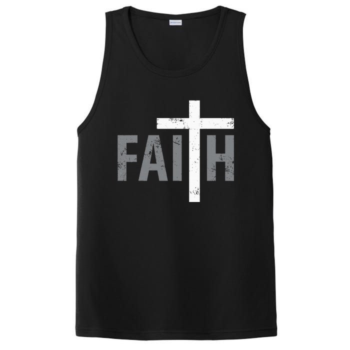 Christian Christ Religious Faith Cross PosiCharge Competitor Tank