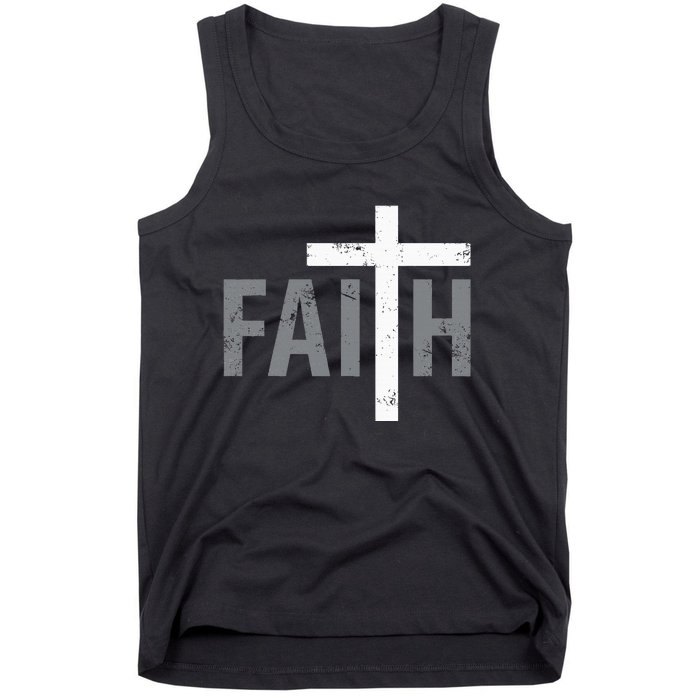 Christian Christ Religious Faith Cross Tank Top