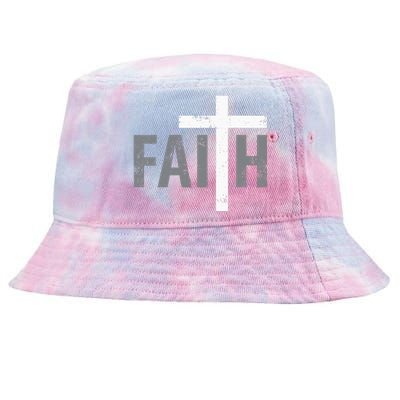 Christian Christ Religious Faith Cross Tie-Dyed Bucket Hat