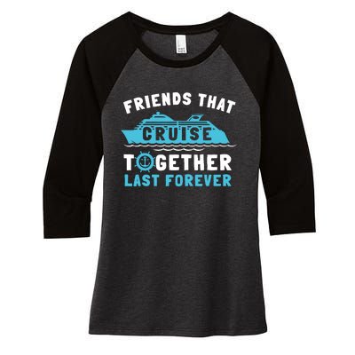 Cruising Women's Tri-Blend 3/4-Sleeve Raglan Shirt