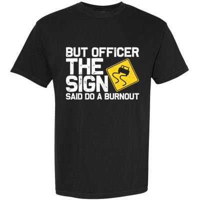 Cool Car Racing Auto Owner Drift Drag Racing Burnout Gift Garment-Dyed Heavyweight T-Shirt