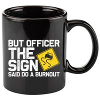 Cool Car Racing Auto Owner Drift Drag Racing Burnout Gift 11oz C Handle Ceramic Mug