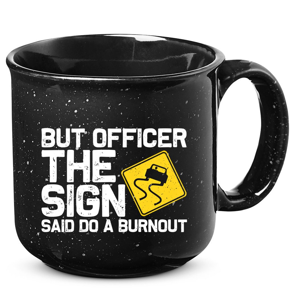 Cool Car Racing Auto Owner Drift Drag Racing Burnout Gift 15oz Campfire Ceramic Mug