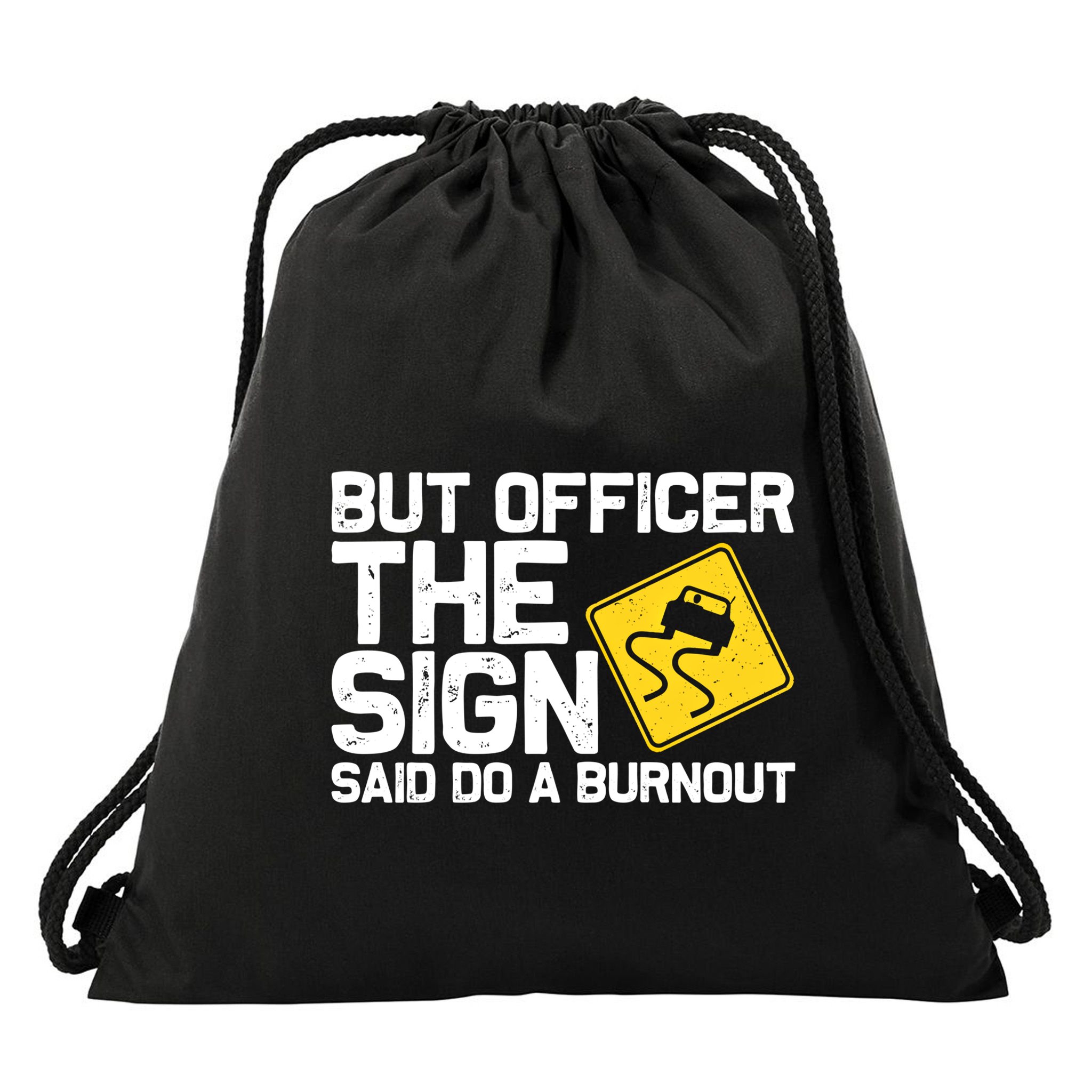 Cool Car Racing Auto Owner Drift Drag Racing Burnout Gift Drawstring Bag