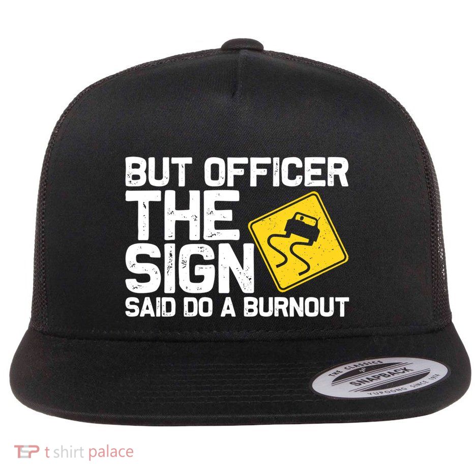 Cool Car Racing Auto Owner Drift Drag Racing Burnout Gift Flatbill Hat