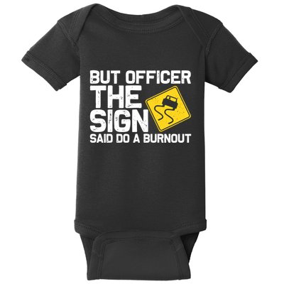 Cool Car Racing Auto Owner Drift Drag Racing Burnout Gift Baby Bodysuit