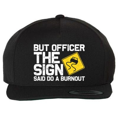 Cool Car Racing Auto Owner Drift Drag Racing Burnout Gift Wool Snapback Cap