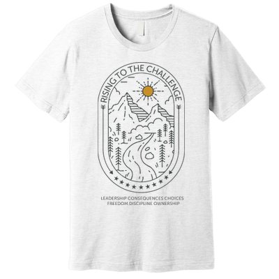 Classical Conversations Rising To The Challenge Mom Premium T-Shirt