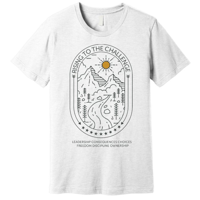 Classical Conversations Rising To The Challenge Mom Premium T-Shirt