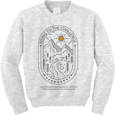 Classical Conversations Rising To The Challenge Mom Kids Sweatshirt