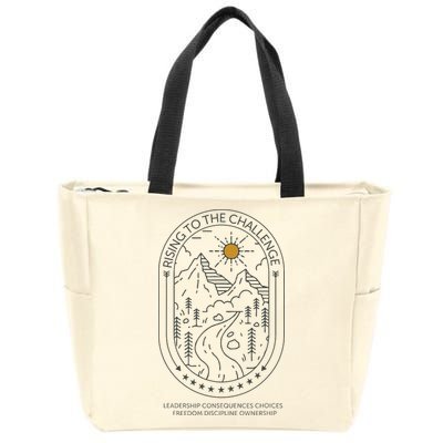 Classical Conversations Rising To The Challenge Mom Zip Tote Bag