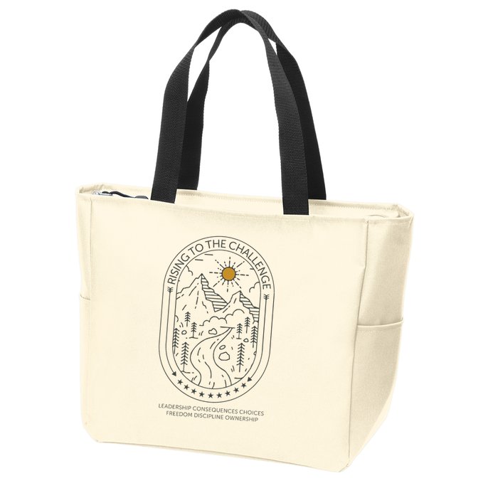 Classical Conversations Rising To The Challenge Mom Zip Tote Bag