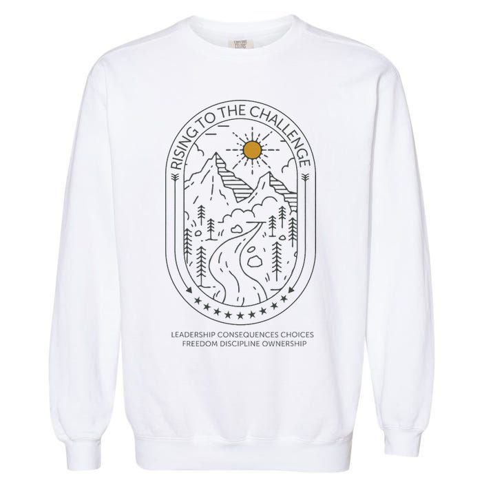 Classical Conversations Rising To The Challenge Mom Garment-Dyed Sweatshirt