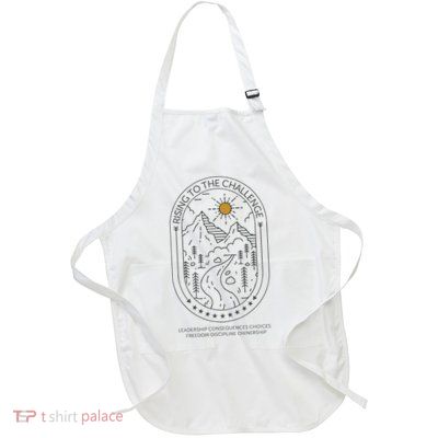 Classical Conversations Rising To The Challenge Mom Full-Length Apron With Pockets