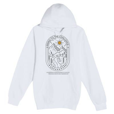 Classical Conversations Rising To The Challenge Mom Premium Pullover Hoodie